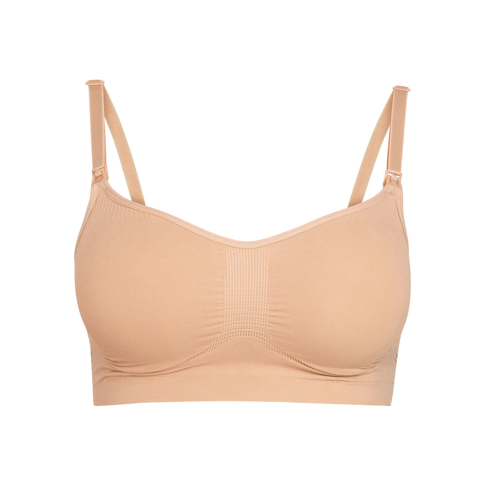 Skims MATERNITY NURSING SCULPTING BRA Maternity Shapewear Beige | IGK-902481