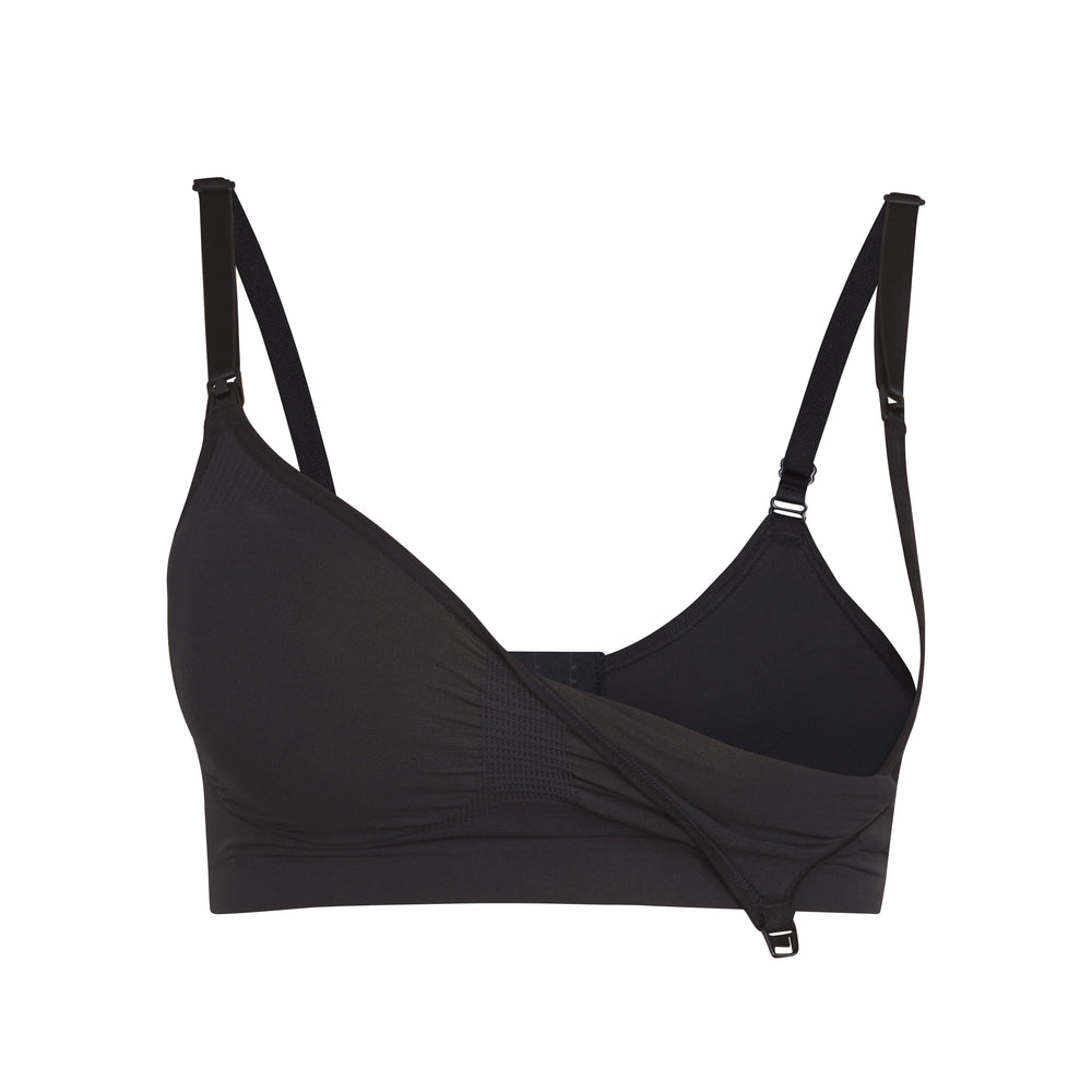 Skims MATERNITY NURSING SCULPTING BRA Maternity Shapewear Zwart | OIW-642089
