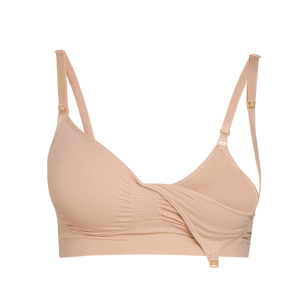 Skims MATERNITY NURSING SCULPTING BRA Maternity Shapewear Beige | UOZ-067385
