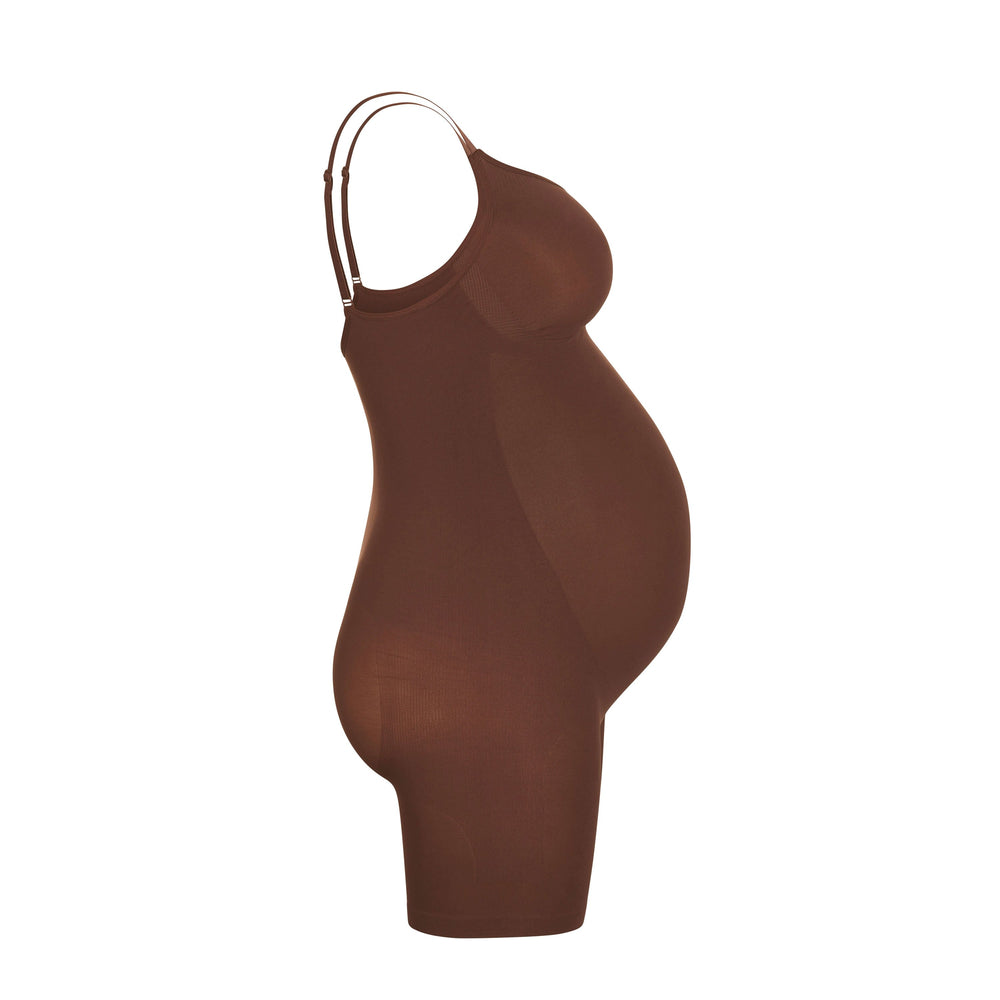 Skims MATERNITY SCULPTING BODYSUIT MID THIGH Maternity Shapewear Chocola | MJI-943726