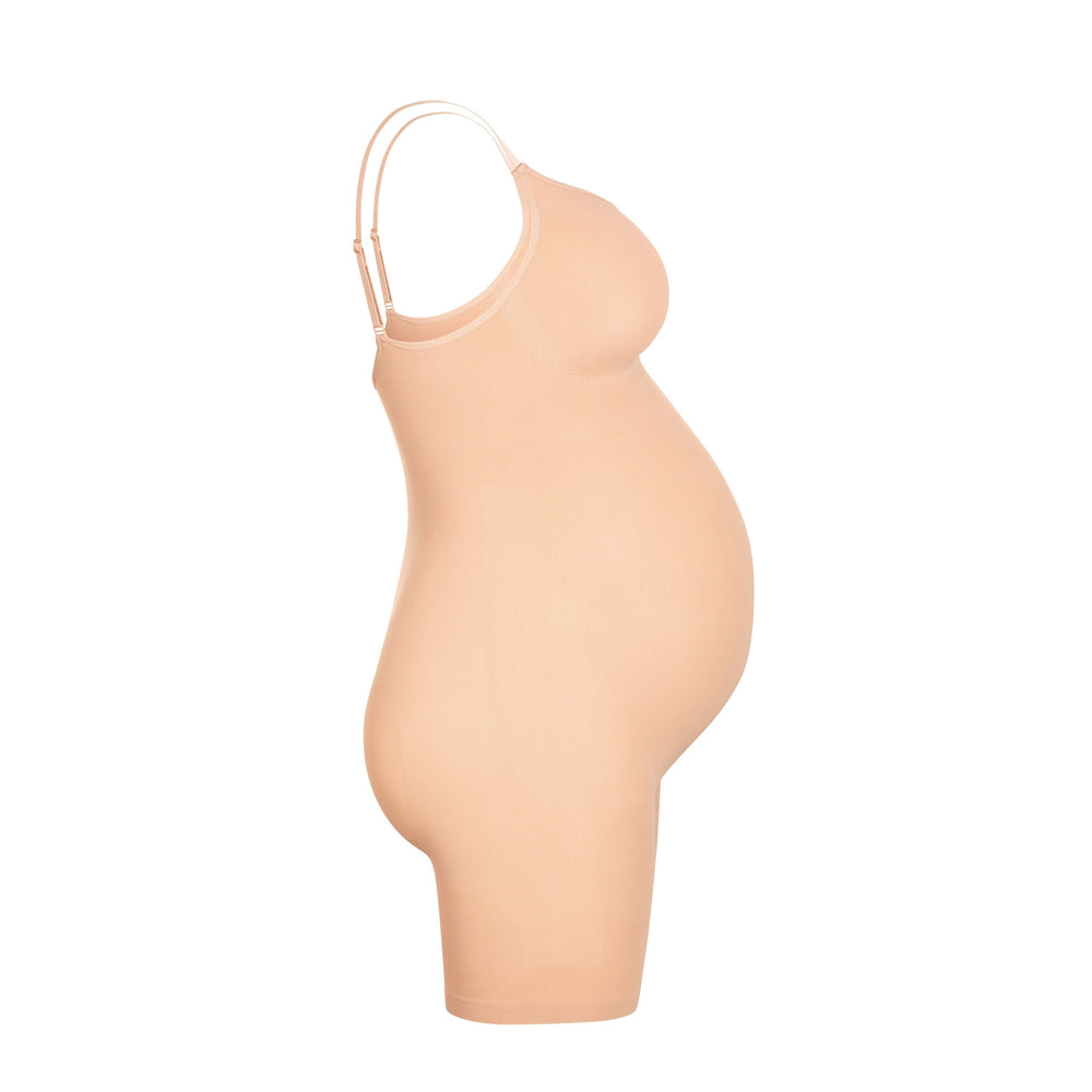 Skims MATERNITY SCULPTING BODYSUIT MID THIGH Maternity Shapewear Beige | QCU-589704