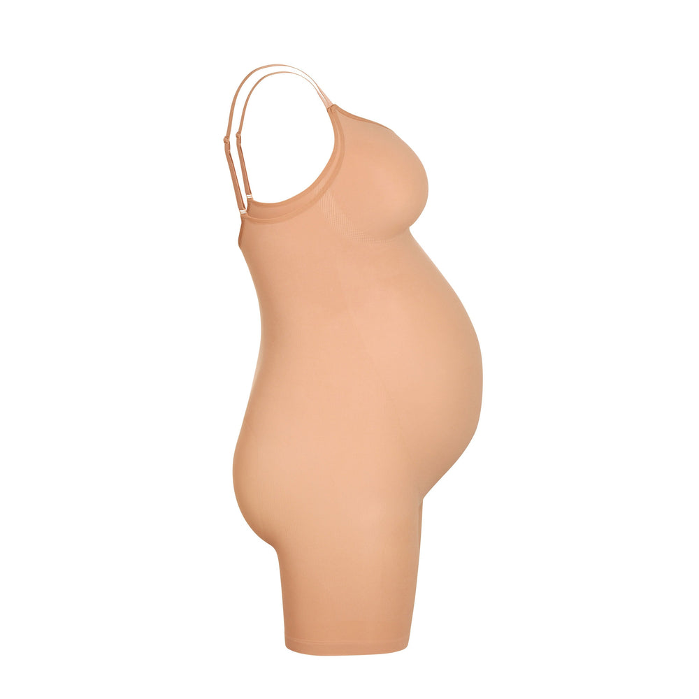 Skims MATERNITY SCULPTING BODYSUIT MID THIGH Maternity Shapewear Beige | QPK-520897