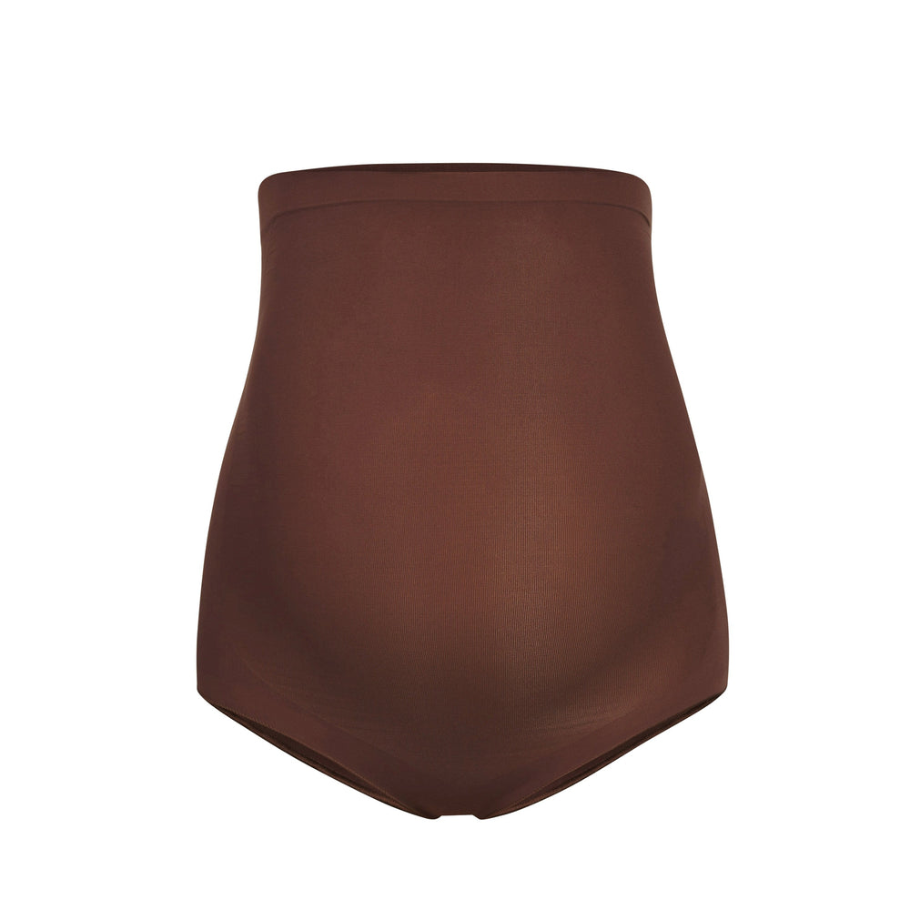 Skims MATERNITY SCULPTING HIGH WAIST BRIEF Maternity Shapewear Chocola | GEQ-547391