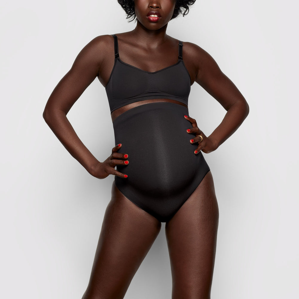 Skims MATERNITY SCULPTING HIGH WAIST BRIEF Maternity Shapewear Zwart | MIF-594671