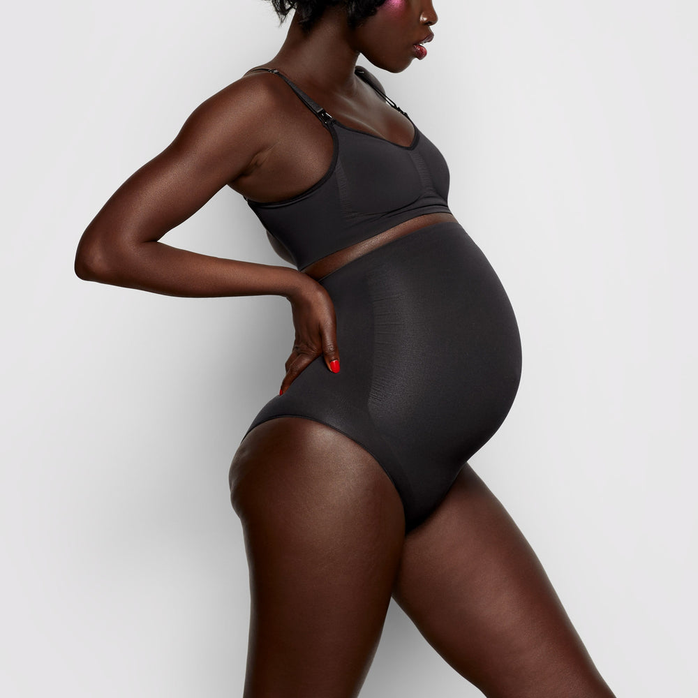 Skims MATERNITY SCULPTING HIGH WAIST BRIEF Maternity Shapewear Zwart | MIF-594671