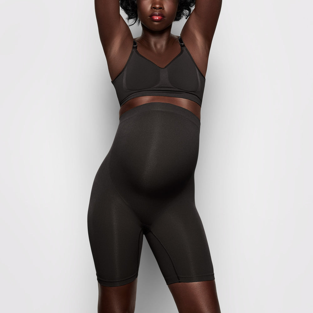 Skims MATERNITY SCULPTING SHORT MID THIGH Maternity Shapewear Zwart | LCF-347692