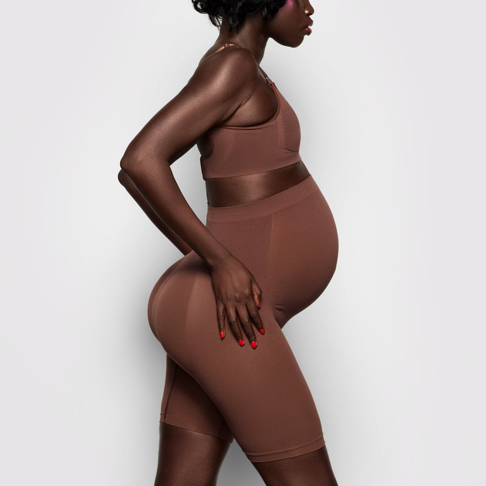 Skims MATERNITY SCULPTING SHORT MID THIGH Maternity Shapewear Chocola | TKP-182356