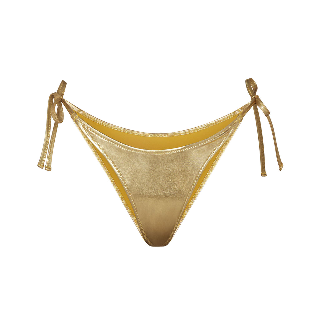 Skims METALLIC SWIM DIPPED TIE BOTTOMS Two Pieces Goud | HMV-984567