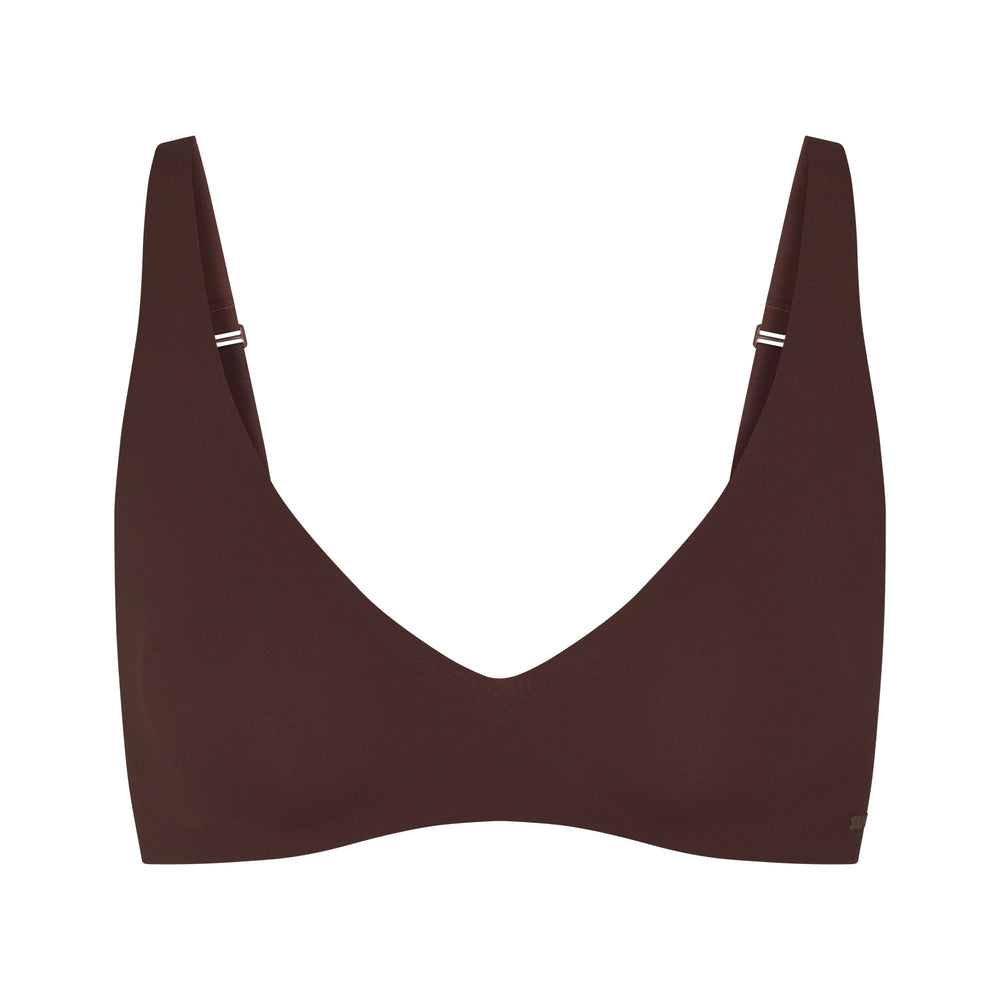 Skims NAKED Plunge Bra Chocola | TRI-649385