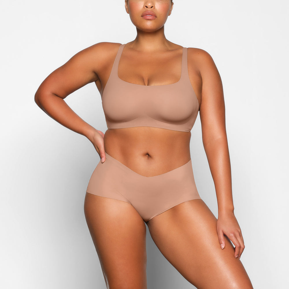 Skims NAKED Scoop Neck Bra Abrikoos | QSZ-057291