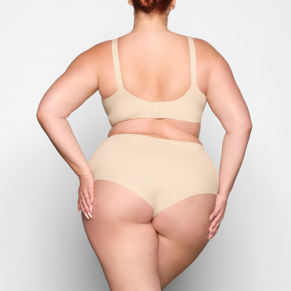 Skims NAKED Scoop Neck Bra Bruin | DBY-431725
