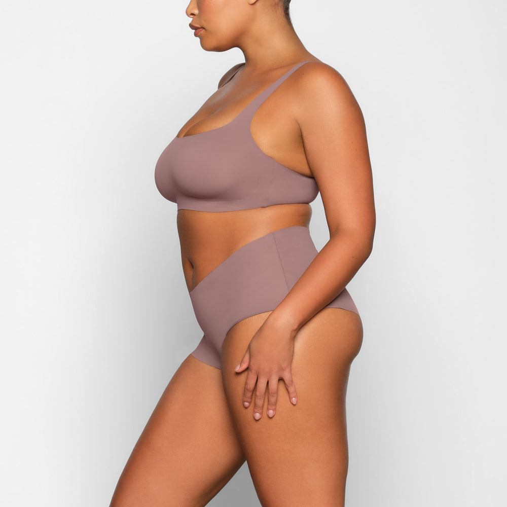 Skims NAKED Scoop Neck Bra Bruin | PYW-698701