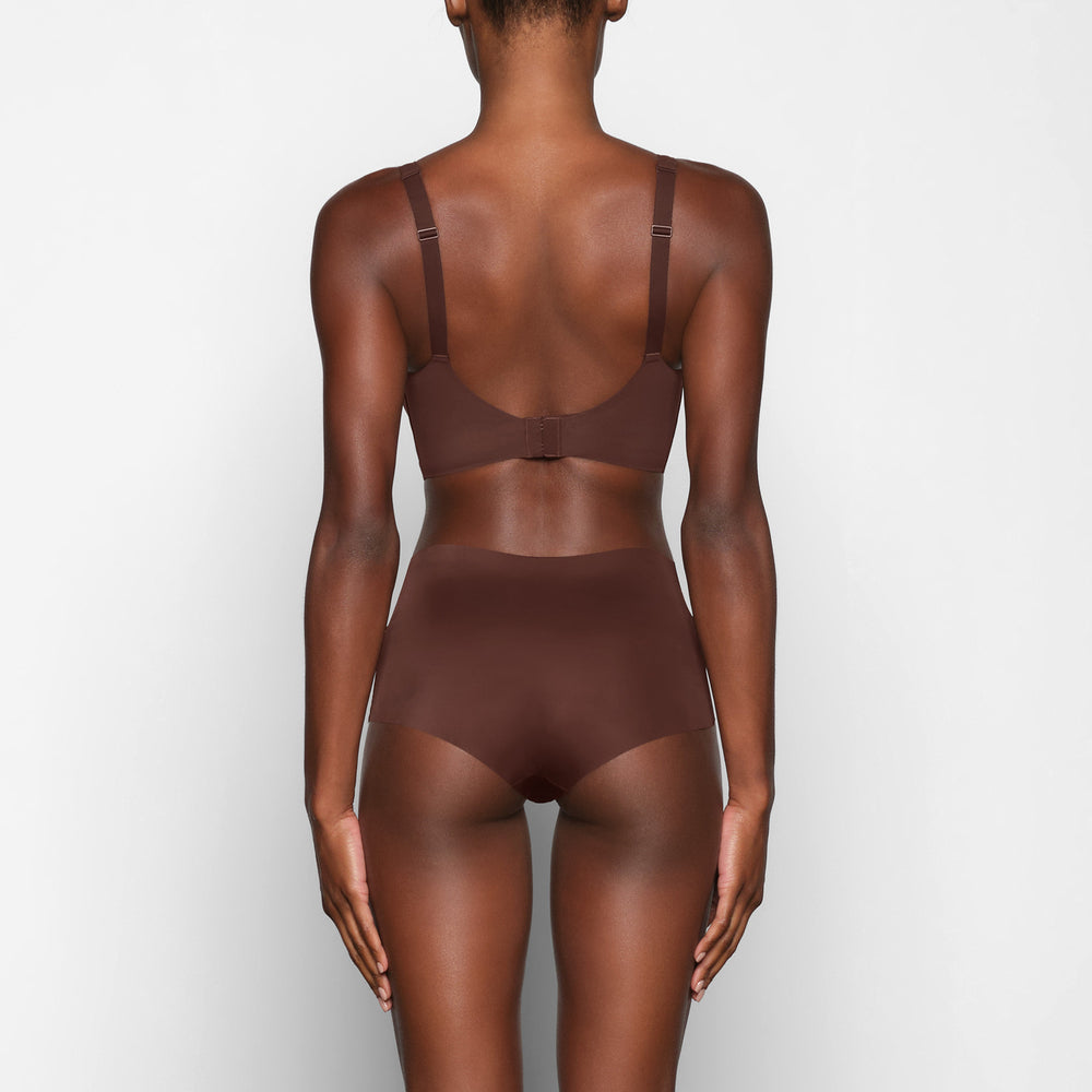 Skims NAKED Scoop Neck Bra Chocola | ZJO-340758