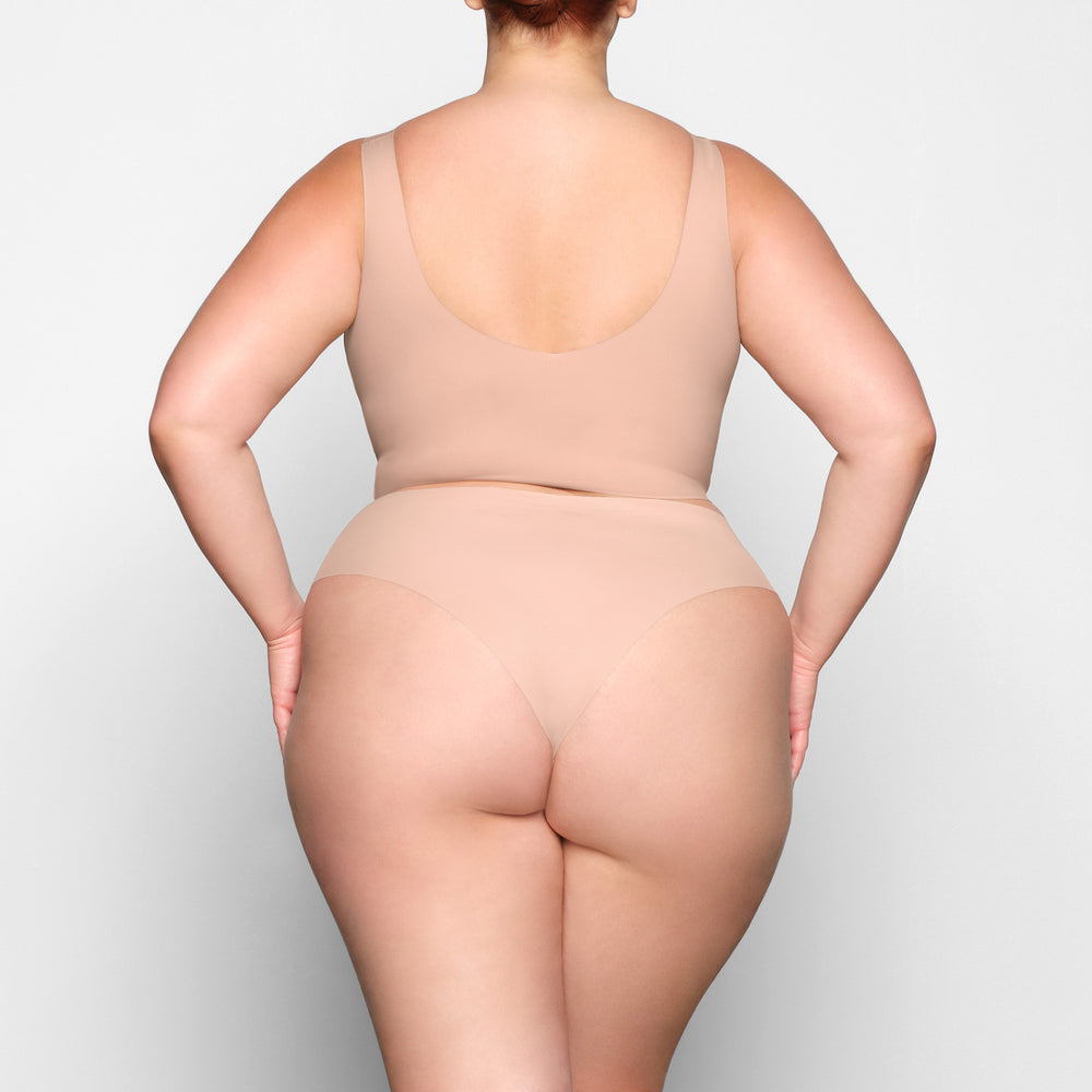 Skims NAKED TANK Plunge Bra Beige | MJG-518032