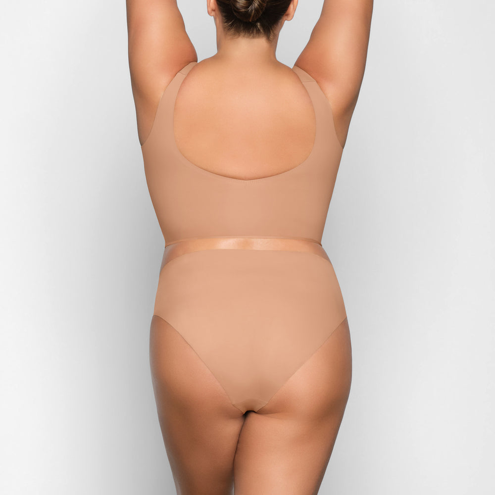 Skims NAKED TANK Plunge Bra Beige | XDV-587423