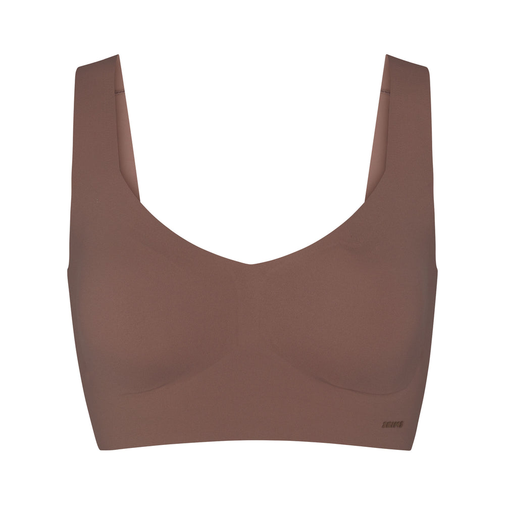 Skims NAKED TANK Plunge Bra Bruin | VIH-482765
