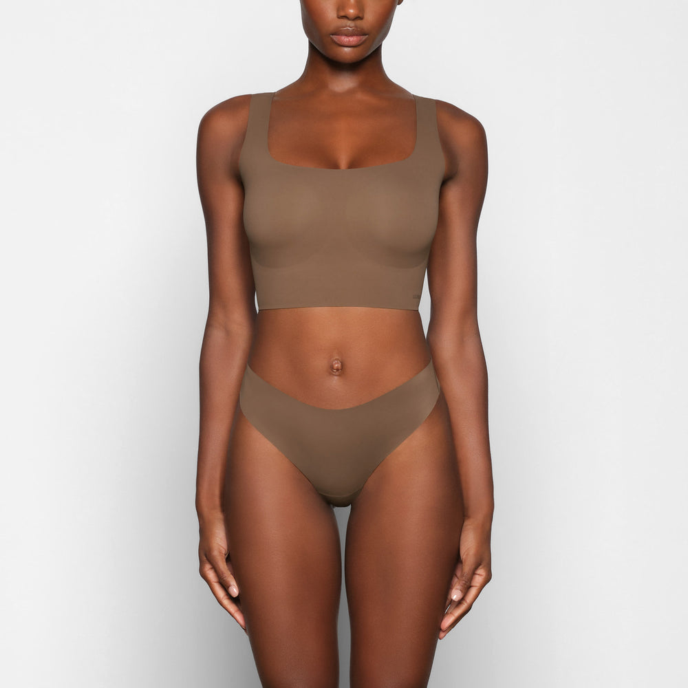 Skims NAKED TANK Scoop Neck Bra Abrikoos | MAC-875926