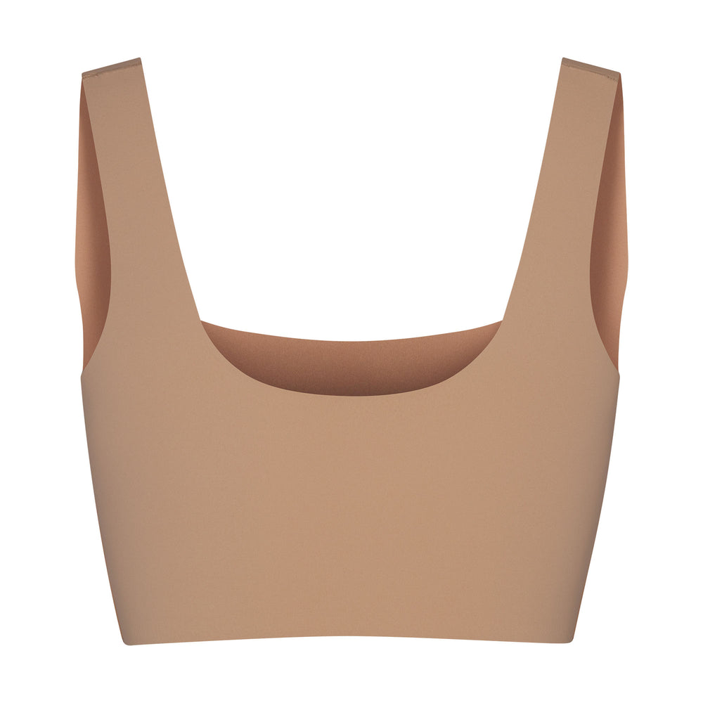 Skims NAKED TANK Scoop Neck Bra Beige | GBV-254987