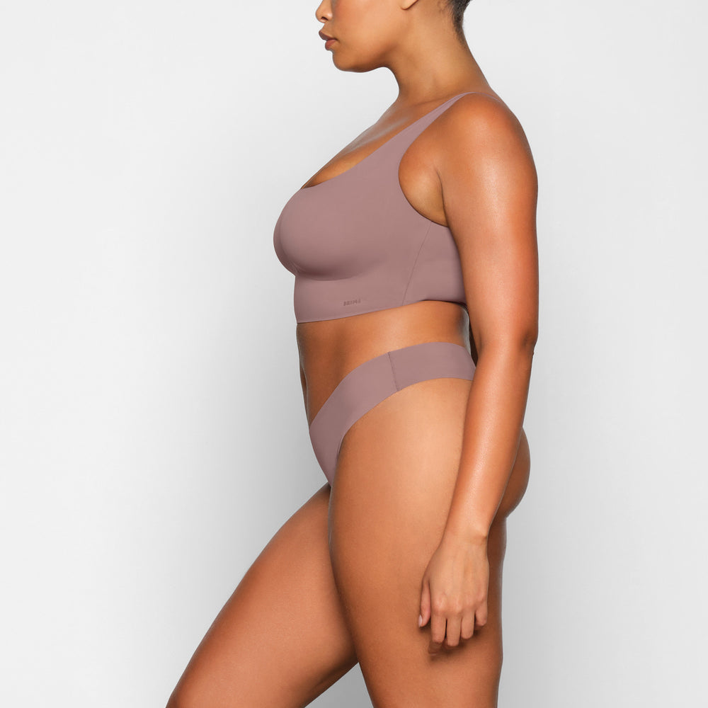 Skims NAKED TANK Scoop Neck Bra Bruin | DFL-476591