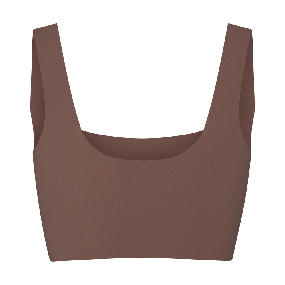 Skims NAKED TANK Scoop Neck Bra Bruin | DFL-476591