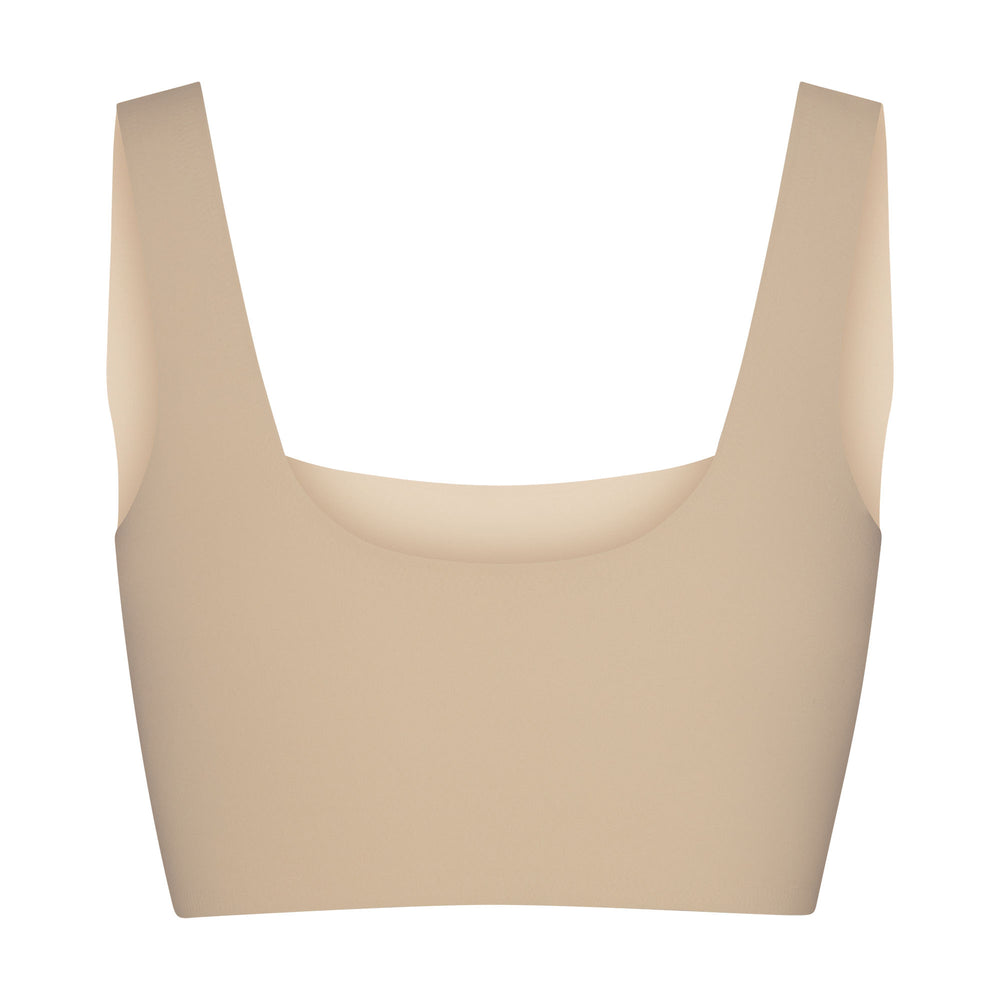 Skims NAKED TANK Scoop Neck Bra Bruin | PZU-079456
