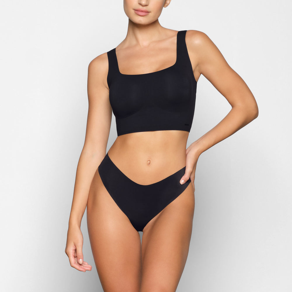 Skims NAKED TANK Scoop Neck Bra Zwart | KWJ-543628