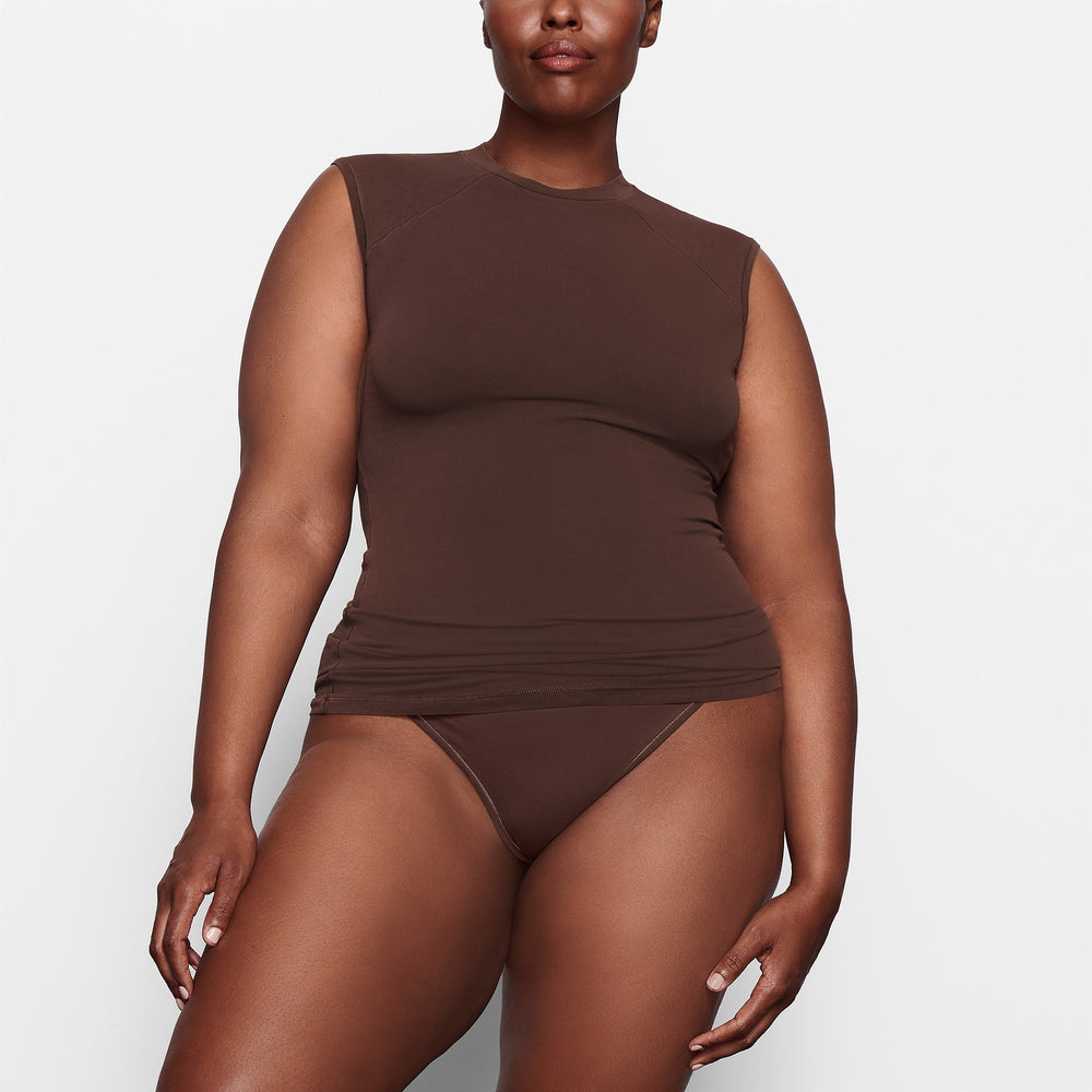 Skims NEW VINTAGE RAGLAN Tank Chocola | SJV-713869