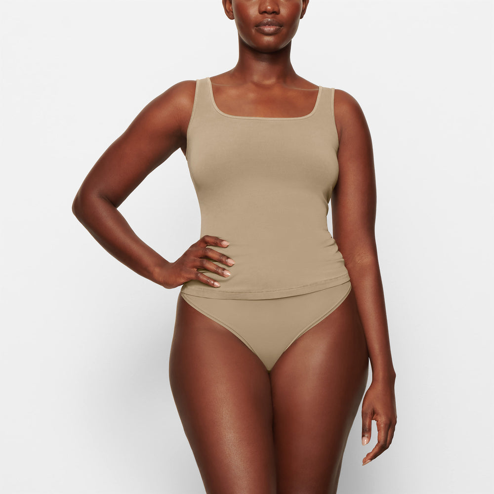 Skims NEW VINTAGE SCOOP NECK Tank Abrikoos | UJX-432056