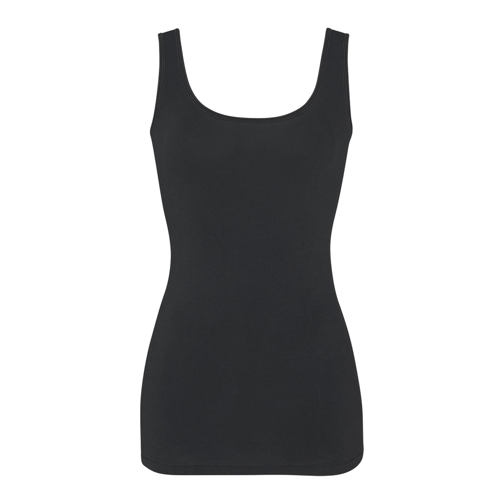 Skims NEW VINTAGE SCOOP NECK Tank Lichtturkoois Zwart | XVQ-367209