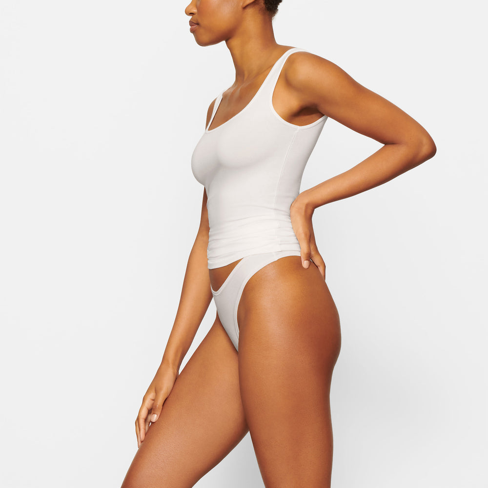 Skims NEW VINTAGE SCOOP NECK Tank Wit | BIW-159807