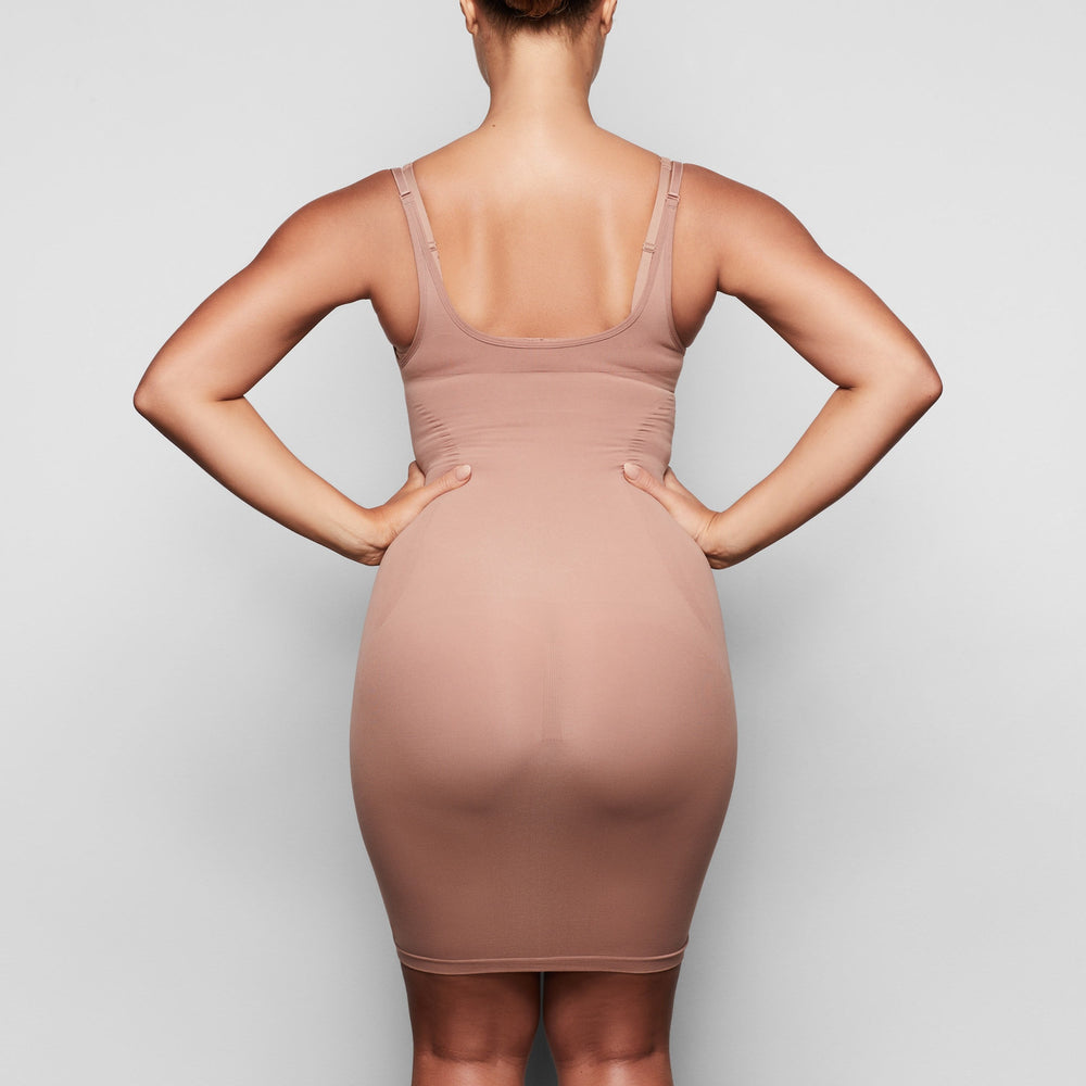 Skims OPEN BUST SLIP Dress Abrikoos | LRQ-134082