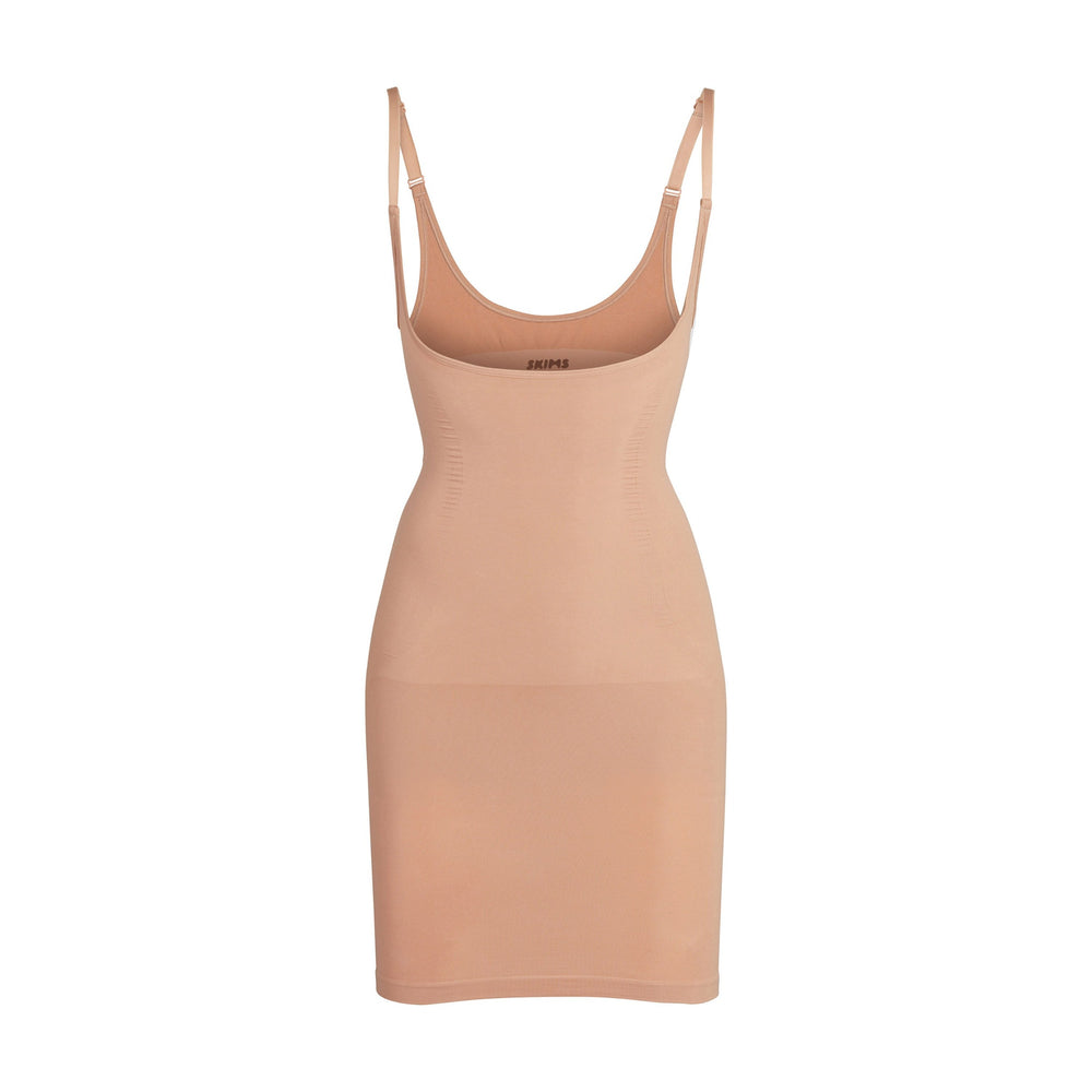 Skims OPEN BUST SLIP Dress Beige | INF-624390