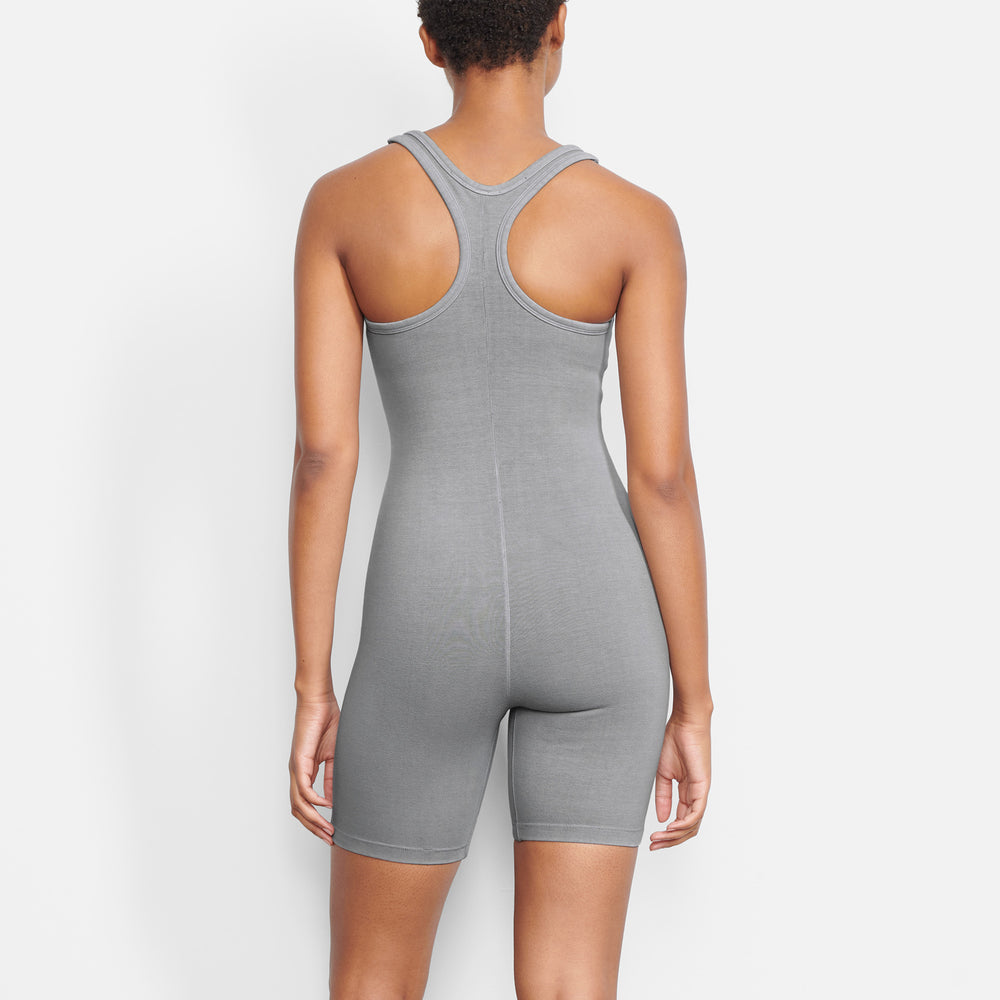 Skims OUTDOOR Mid Thigh Bodysuit Grijs | MZE-874521