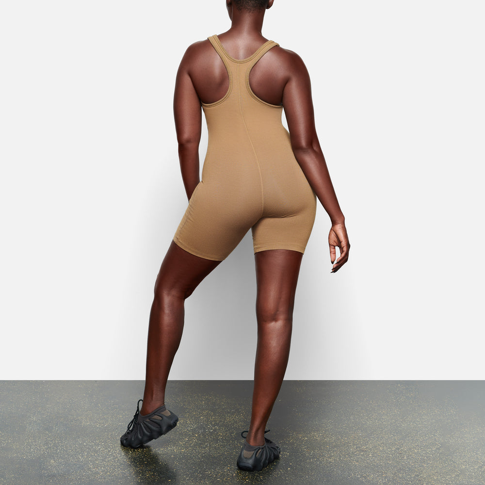 Skims OUTDOOR Mid Thigh Bodysuit Groen | OVP-695210