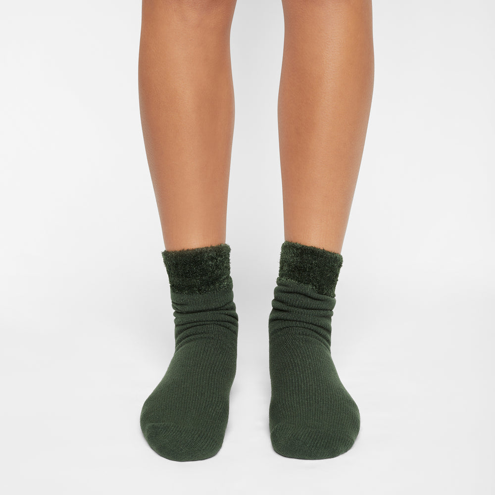 Skims PLUSH Sokken Groen | TIH-294370