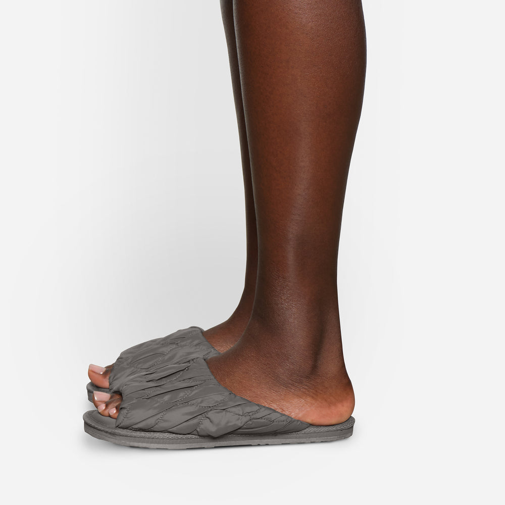 Skims QUILTED Pantoffels Diepgrijs | PCJ-372801