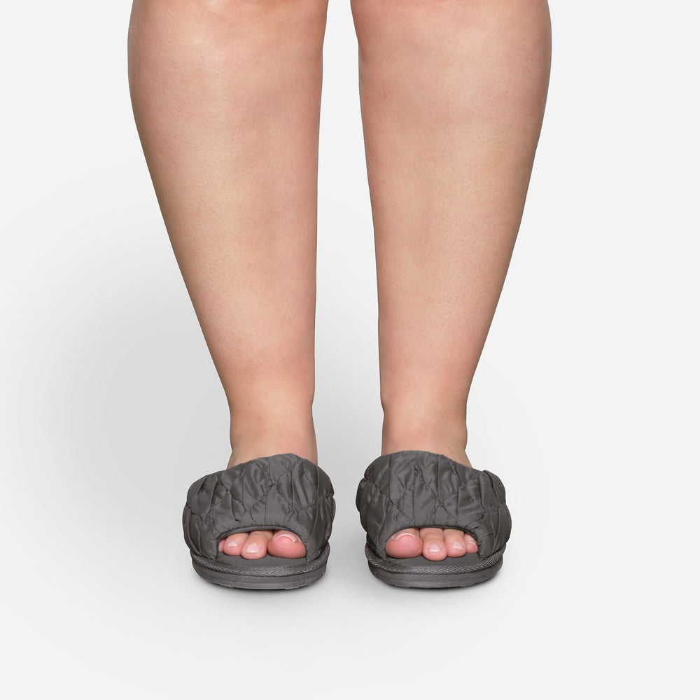 Skims QUILTED Pantoffels Diepgrijs | PCJ-372801