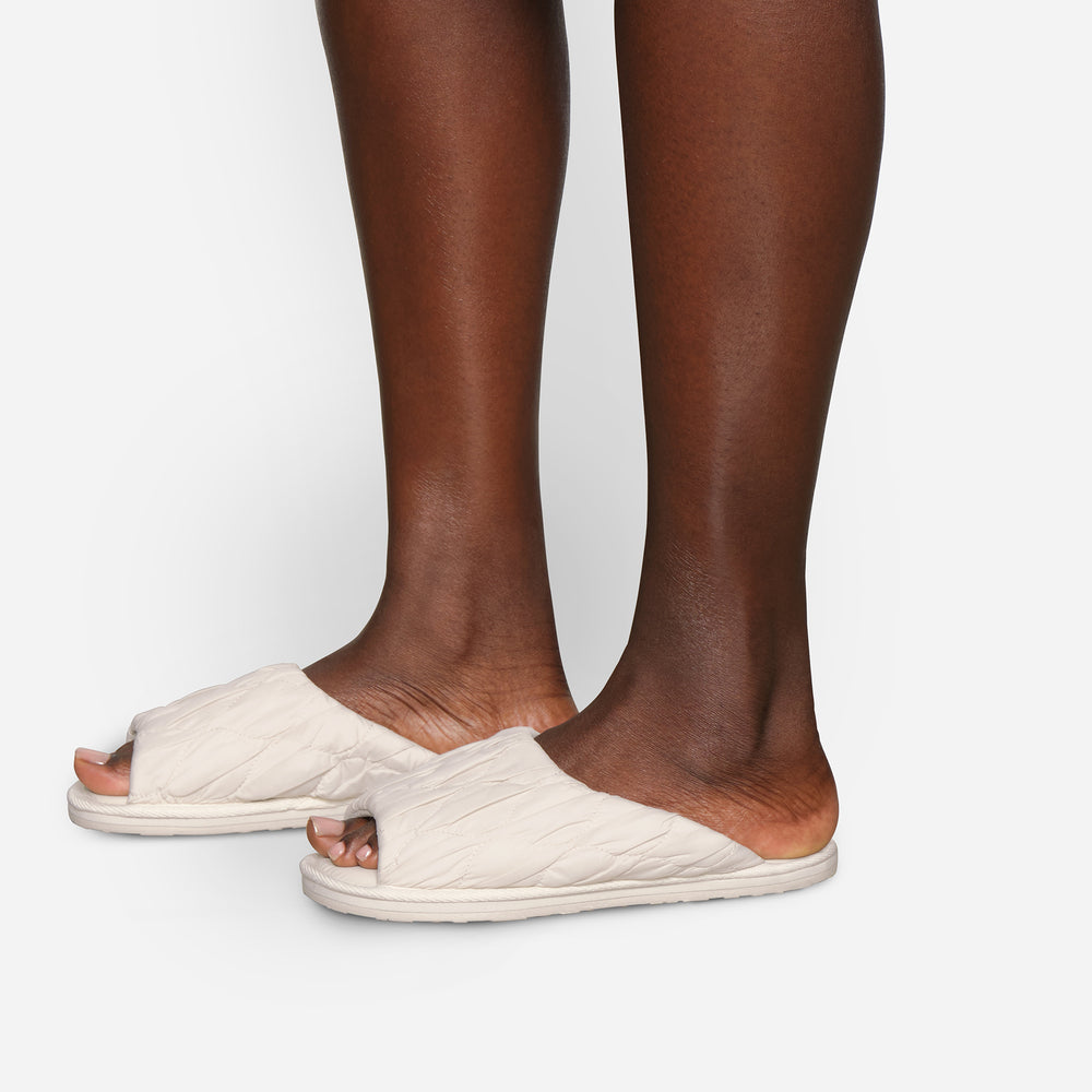 Skims QUILTED Pantoffels Wit | NRD-608971