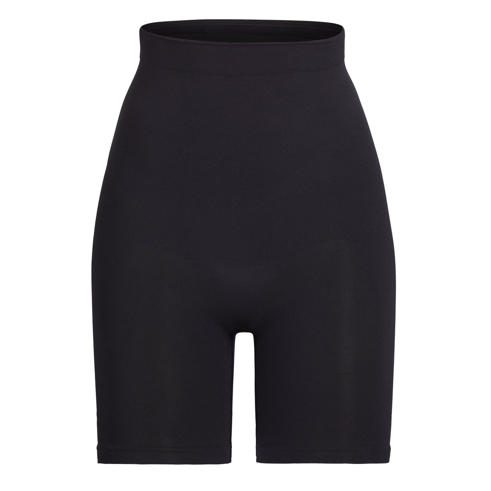 Skims SCULPTING ABOVE THE KNEE W/ OPEN GUSSET Korte Broek Zwart | HUD-946723