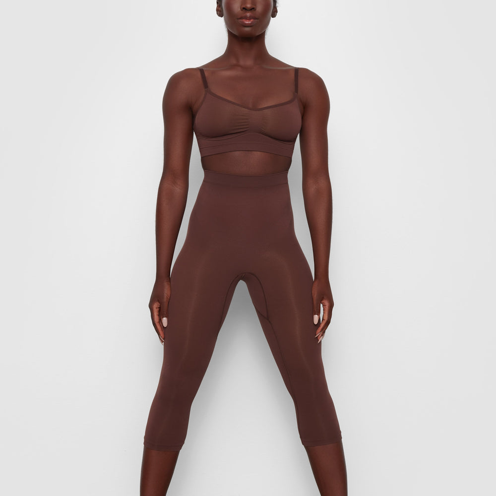 Skims SCULPTING BELOW THE KNEE Leggings Chocola | XNZ-685732