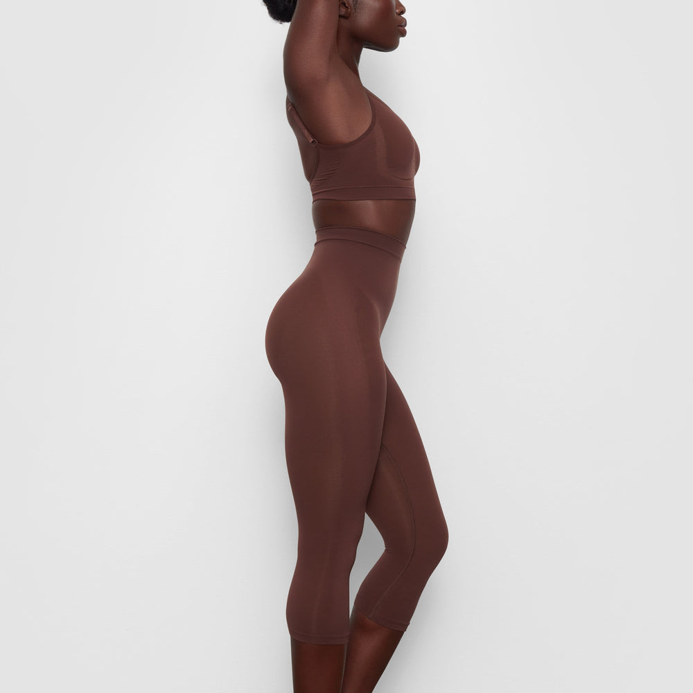 Skims SCULPTING BELOW THE KNEE Leggings Chocola | XNZ-685732