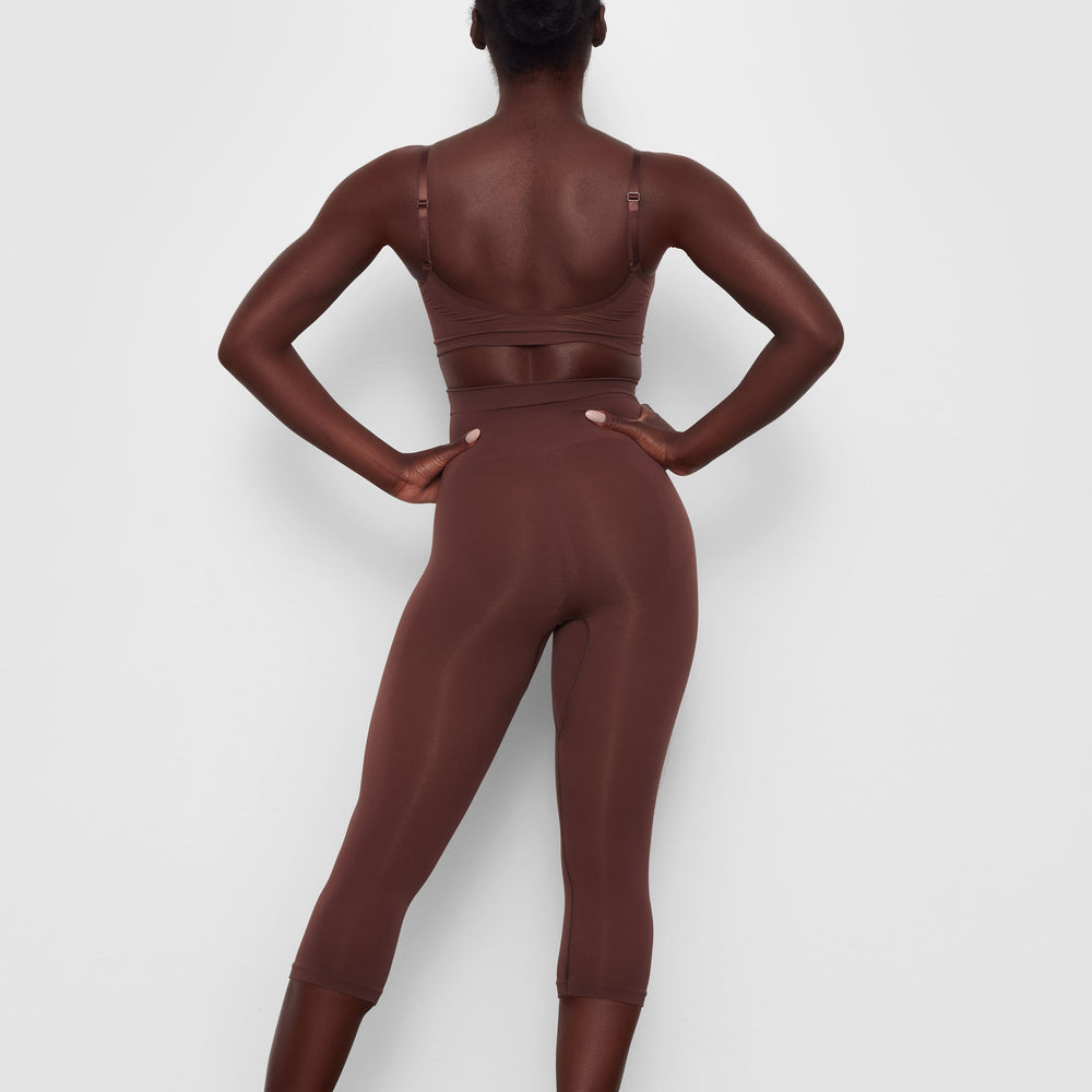Skims SCULPTING BELOW THE KNEE Leggings Chocola | XNZ-685732