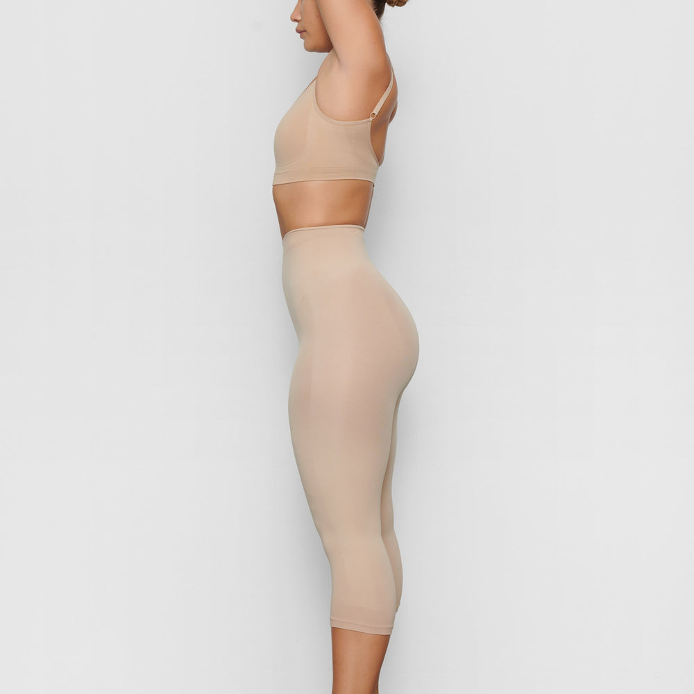 Skims SCULPTING BELOW THE KNEE Leggings Beige | ZSY-294738