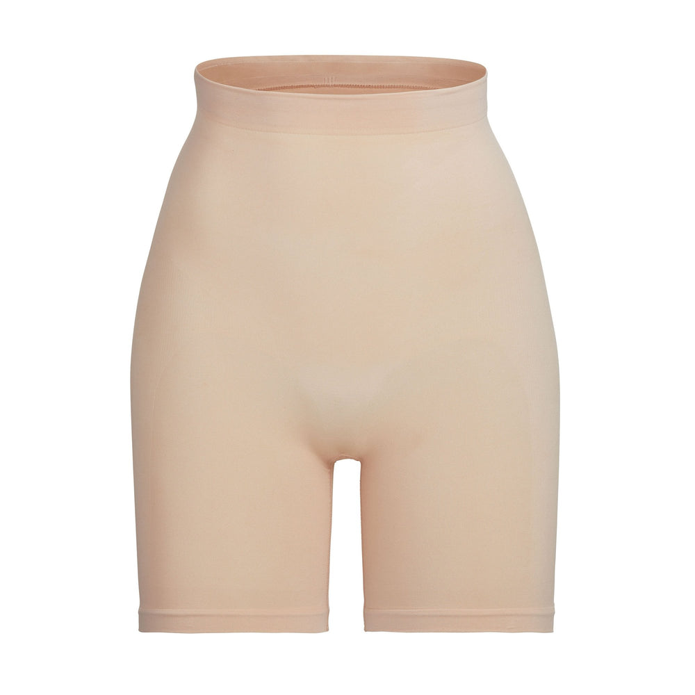 Skims SCULPTING MID THIGH W/ OPEN GUSSET Korte Broek Beige | IGA-716802