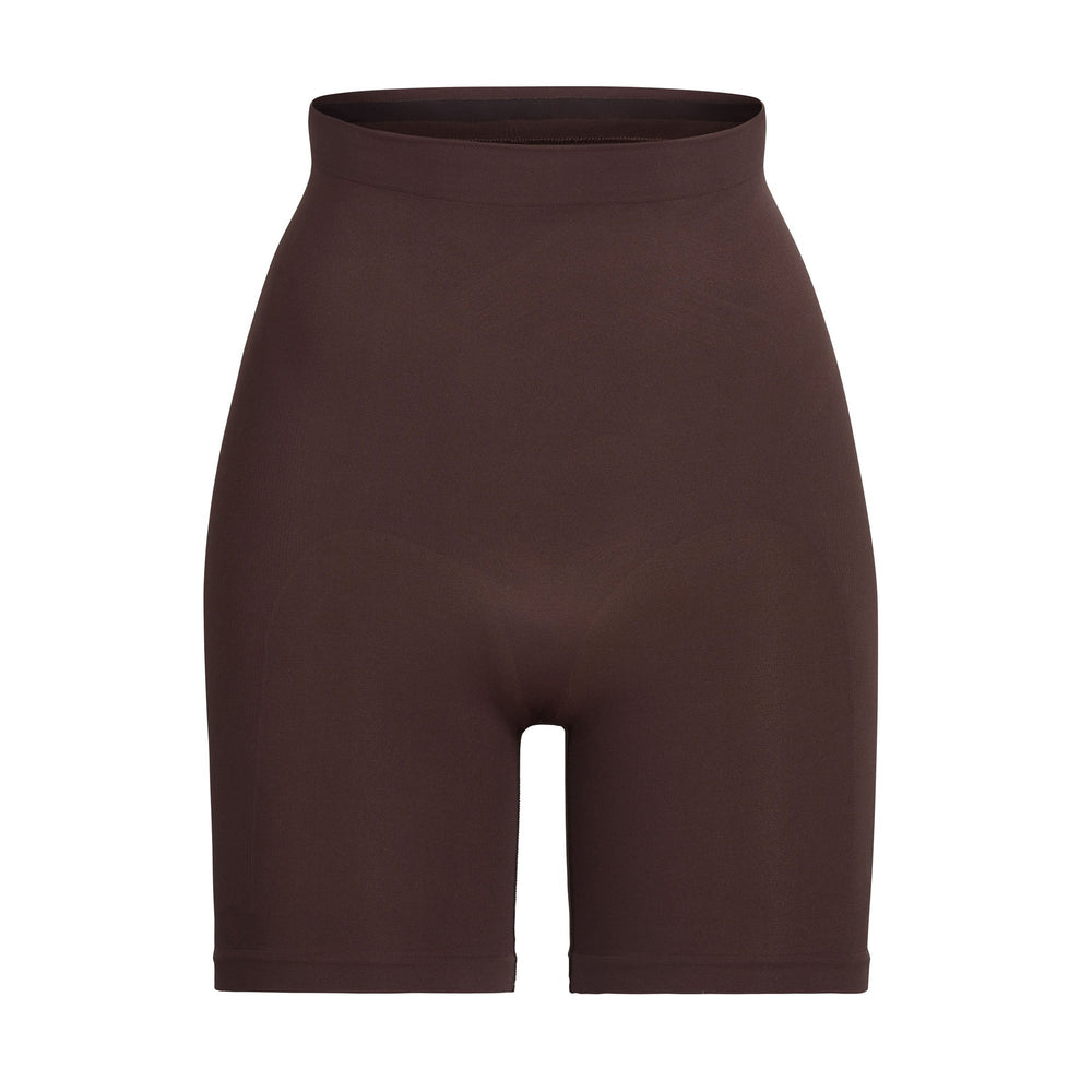 Skims SCULPTING MID THIGH W/ OPEN GUSSET Korte Broek Chocola | LDB-629380