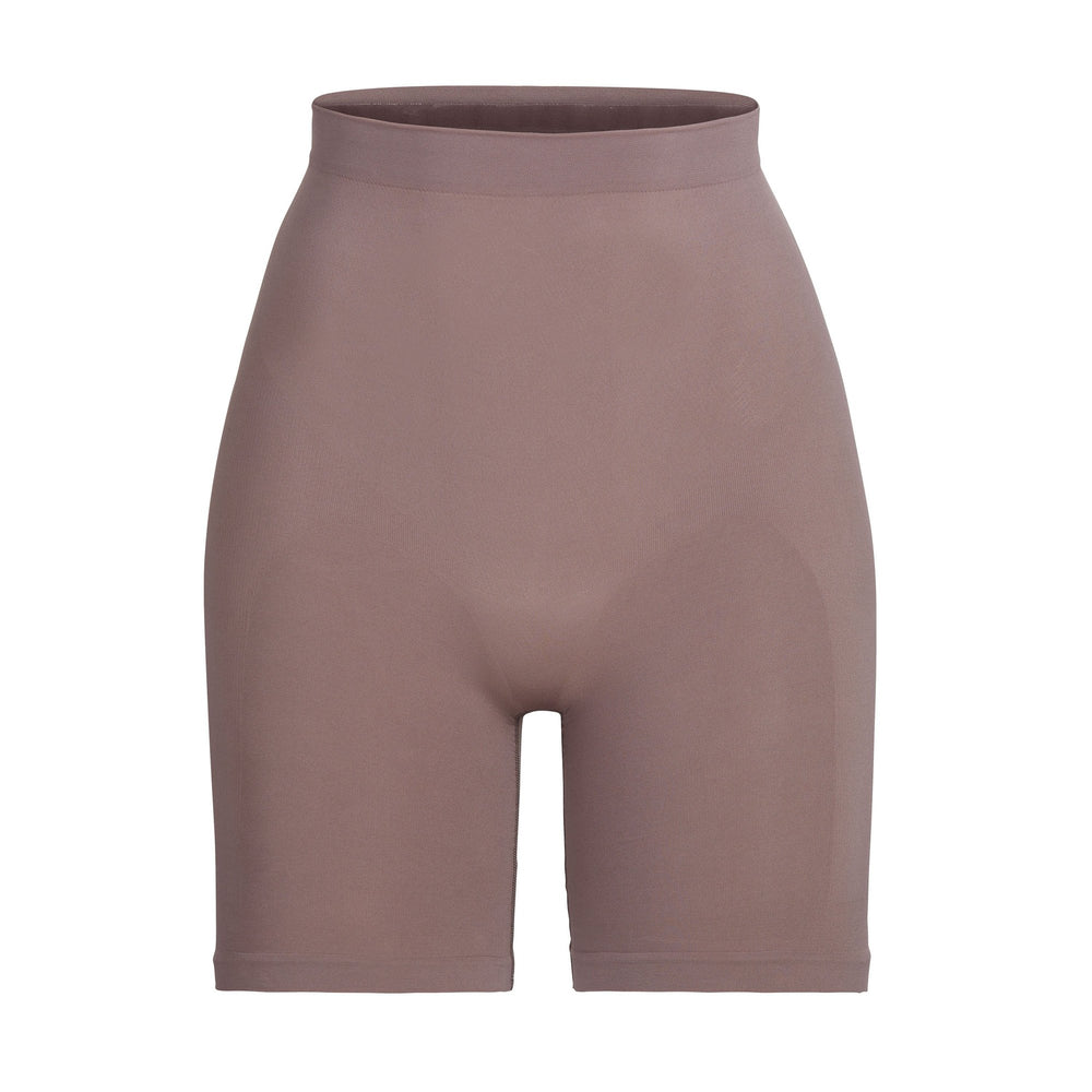 Skims SCULPTING MID THIGH W/ OPEN GUSSET Korte Broek Bruin | XCQ-425763