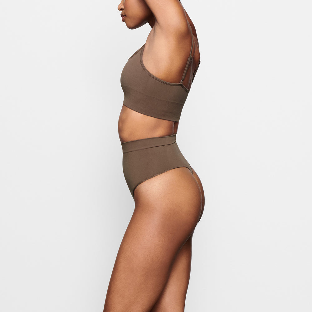 Skims SCULPTING MID WAIST Thong Abrikoos | OTC-602735