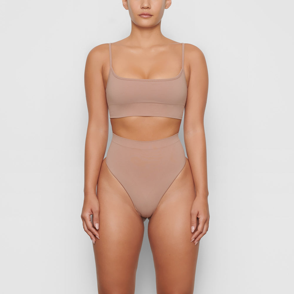 Skims SCULPTING MID WAIST Thong Abrikoos | YRU-934752