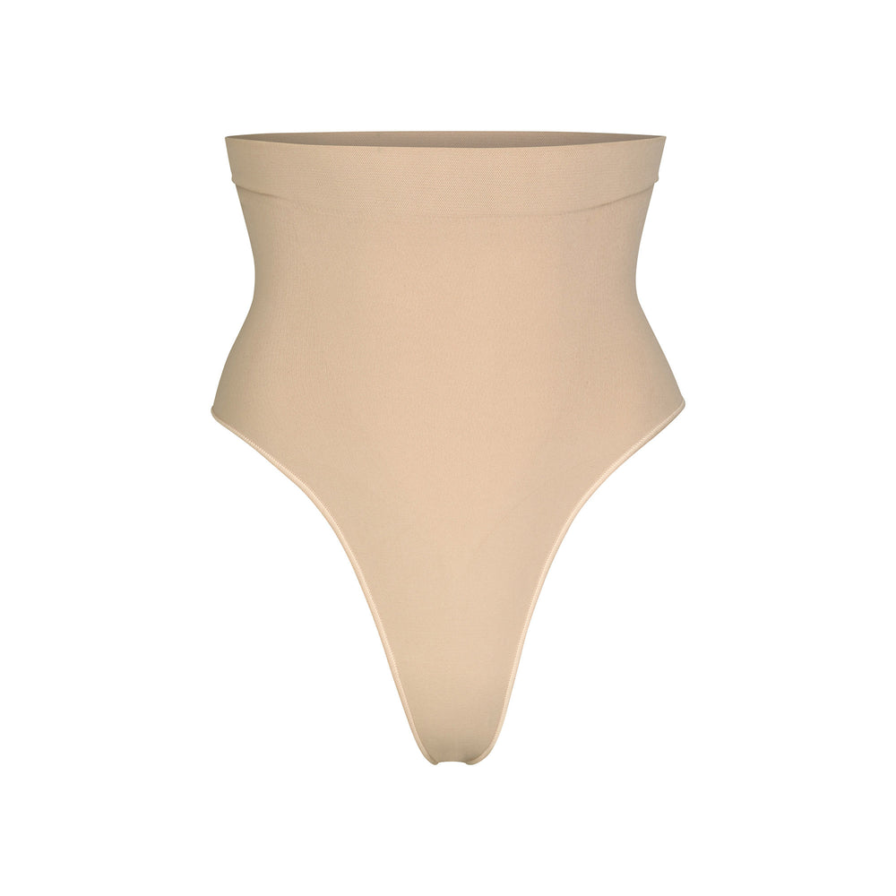 Skims SCULPTING MID WAIST Thong Beige | BOI-941057