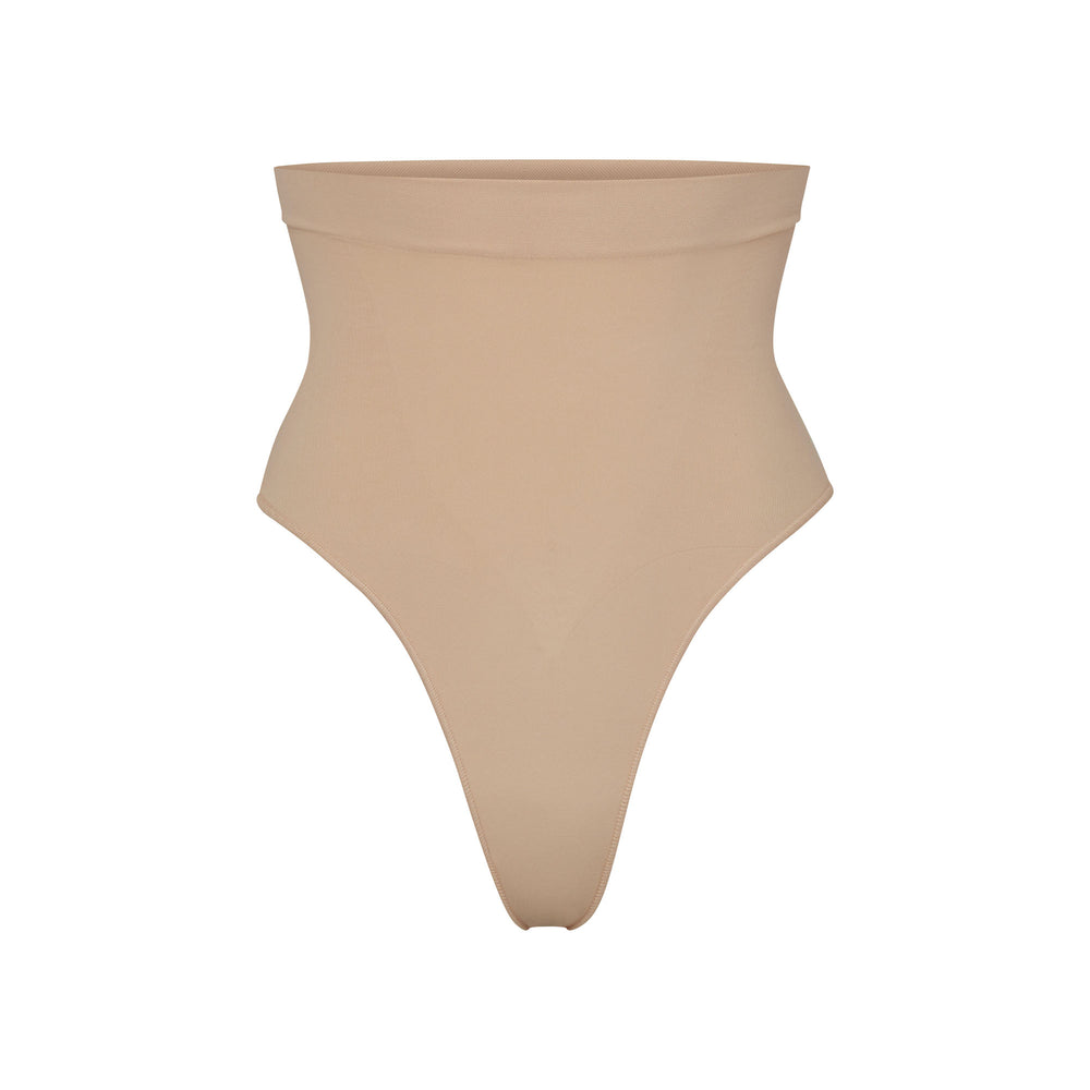 Skims SCULPTING MID WAIST Thong Beige | TOJ-438697
